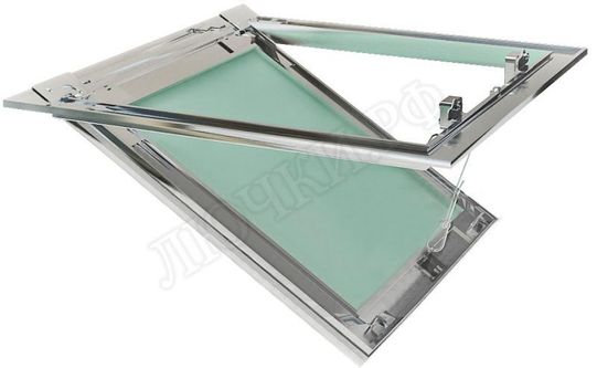 Люк под покраску Ультра для установки в стену, 2 створки, съёмная перегородка 950*500 (посадочный размер 956*506) Люк под покраску Ультра для установки в стену, 2 створки, съёмная перегородка 950*500 (посадочный размер 956*506)