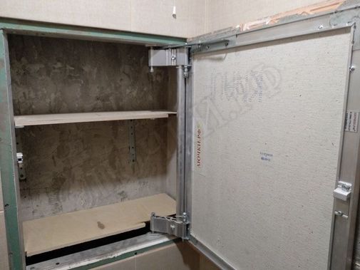 Люк под плитку Нажимной Секрет-Лайт 2 створки 1100*300 Люк под плитку Нажимной Секрет-Лайт 2 створки 1100*300