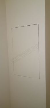 Премиум Лайт для установки в стену 400*500, С широким кантом 3 мм Премиум Лайт для установки в стену 400*500, С широким кантом 3 мм