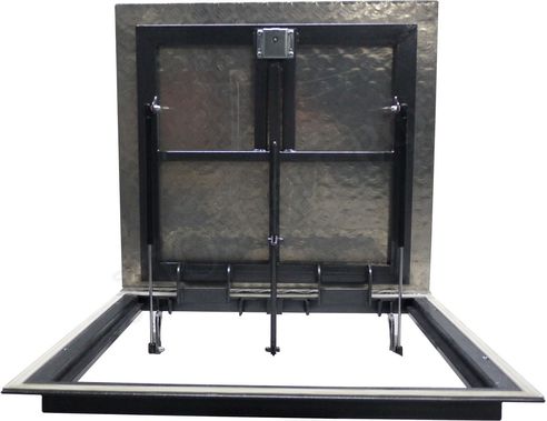 Уличный люк Дворник Уголок, нержавеющий рифленый лист Уличный люк Дворник Уголок, нержавеющий рифленый лист