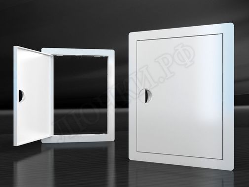 Люк сантехнический пластиковый с ручкой 200*200 Люк сантехнический пластиковый с ручкой 200*200