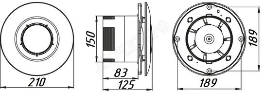 Вентилятор потолочный Awenta Sateo, WXS150T Вентилятор потолочный Awenta Sateo, WXS150T
