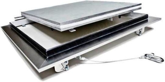 Люк под покраску Ультра для установки в стену, 2 створки, съёмная перегородка 950*500 (посадочный размер 956*506) Люк под покраску Ультра для установки в стену, 2 створки, съёмная перегородка 950*500 (посадочный размер 956*506)