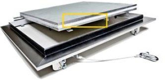 Люк под покраску Ультра для установки в стену, 2 створки, съёмная перегородка 950*500 (посадочный размер 956*506) Люк под покраску Ультра для установки в стену, 2 створки, съёмная перегородка 950*500 (посадочный размер 956*506)