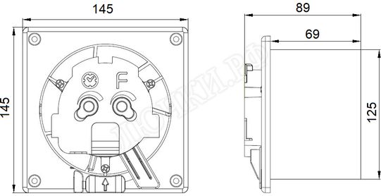 Вытяжной вентилятор airRoxy RMS (MS) Вытяжной вентилятор airRoxy RMS (MS)