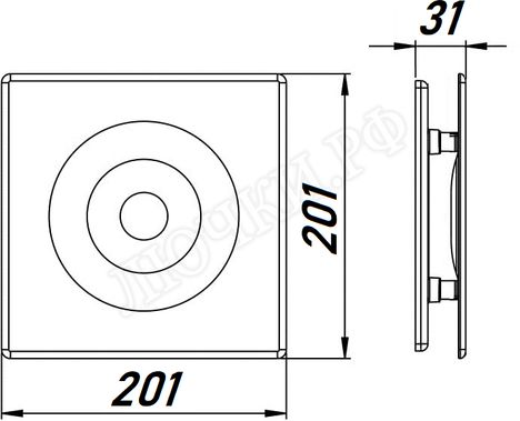 Панель для вентиляторов Awenta System+, Orion, POS125, Серебро (сатин), пластик Панель для вентиляторов Awenta System+, Orion, POS125, Серебро (сатин), пластик